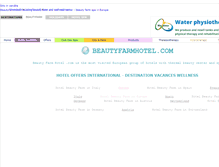 Tablet Screenshot of beautyfarmhotel.com